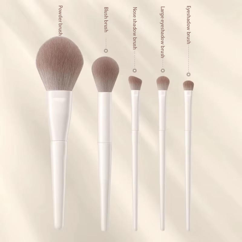 Customizable Professional Vegan High Quality Brush Flat Makeup Foundation Brush Set Concealer Eyeliner Private Label for Lips