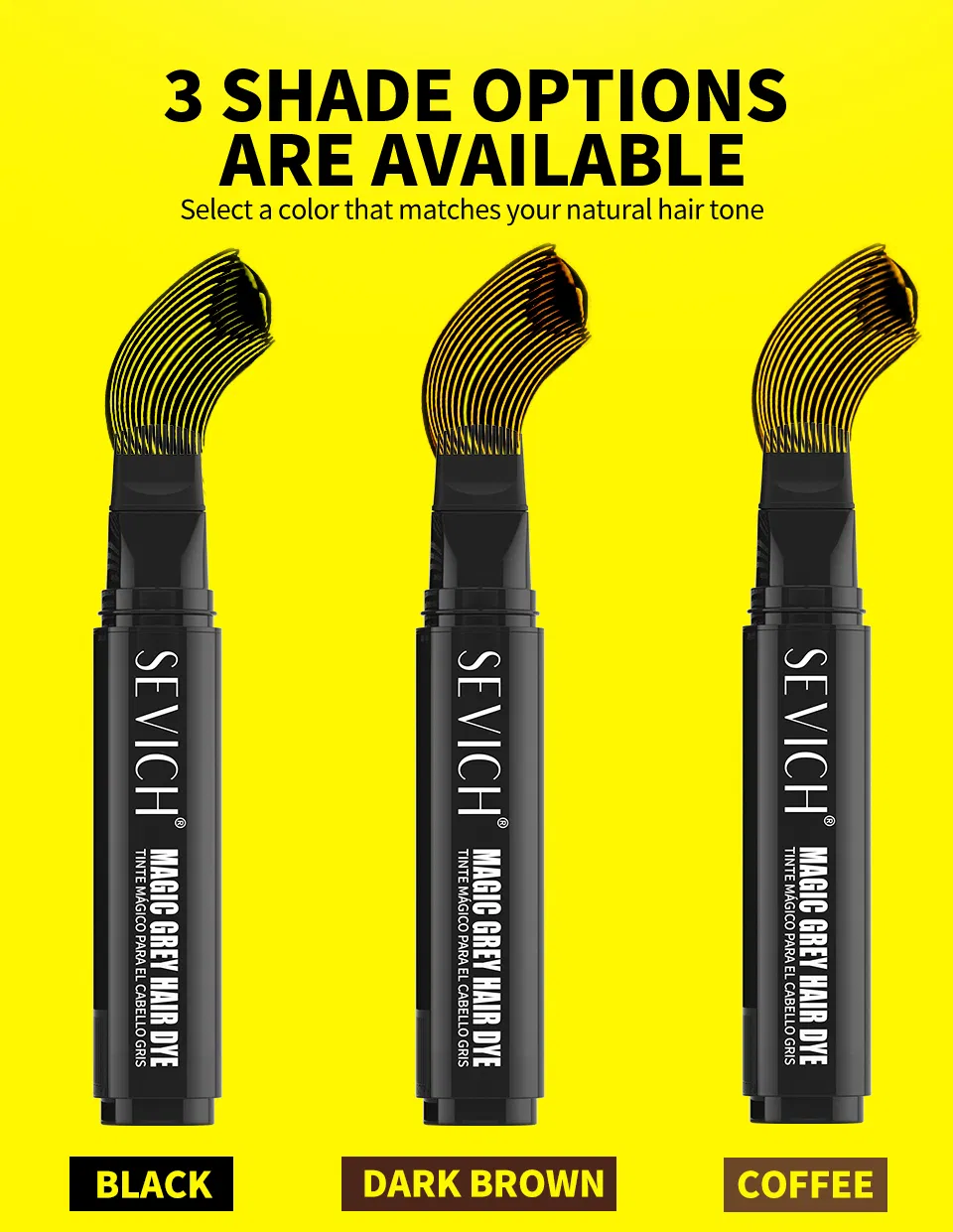 Instant Hair Dye Pen with Natural Olive Oil