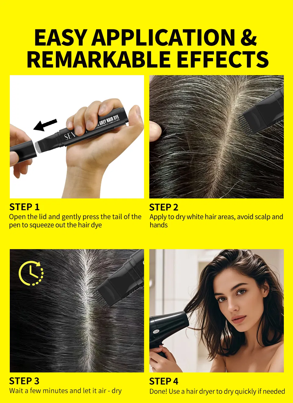 Safe and Non-Toxic Hair Loss Concealer Pen