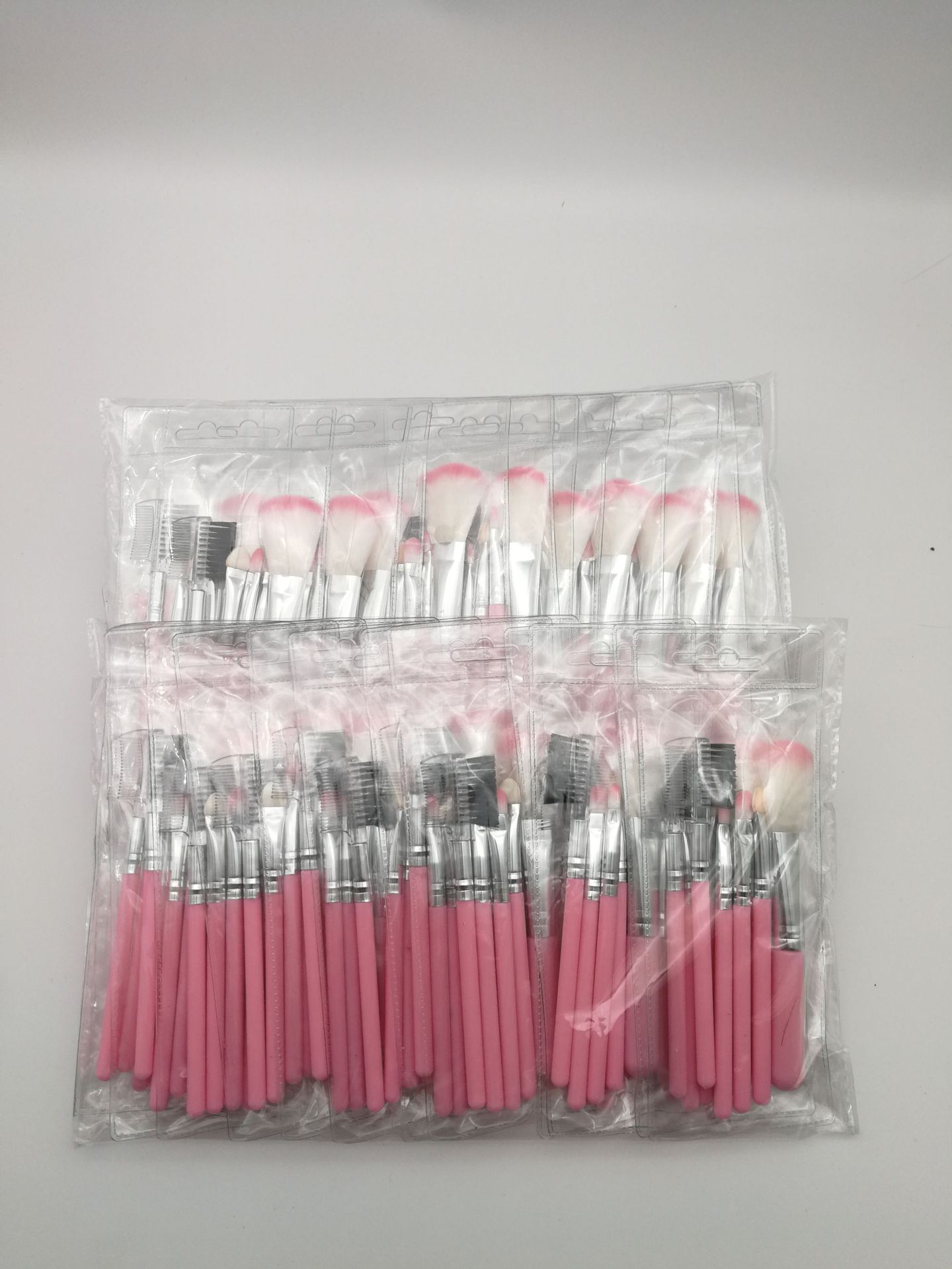 Professional Pink Makeup Brushes Set 1