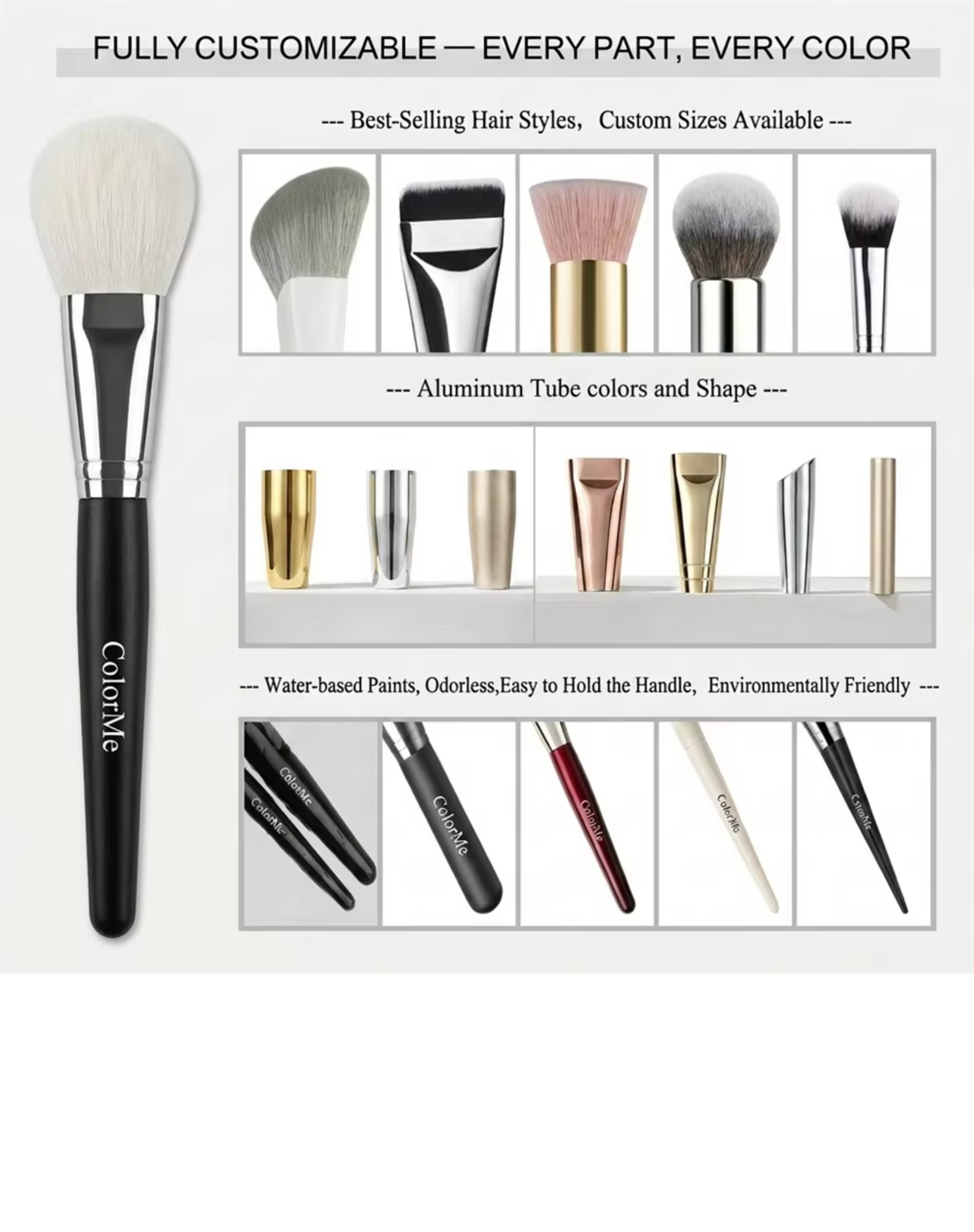 6 Pcs Eye Makeup Brush Set Synthetic Hair Eyeshadow Blending Eyeliner Crease Shader Brushes Vegan Makeup Tools