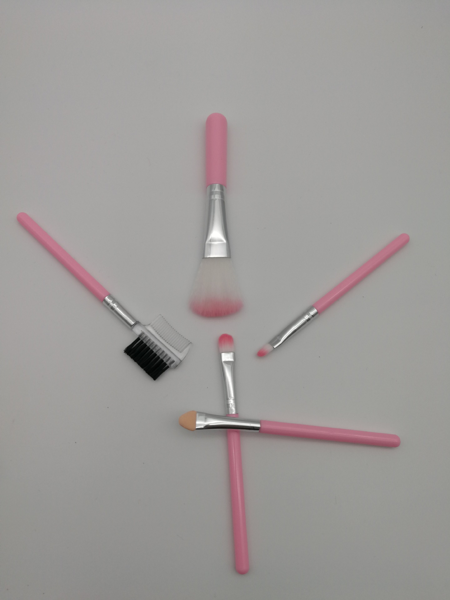 Professional Pink Makeup Brushes Set 3