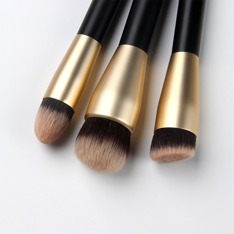 Vonira Pro Black Gold 22 Pcs Makeup Brush Set Powder Foundation Cosmetic Tool Set Pinceaux De Maquillage Custom Private Label