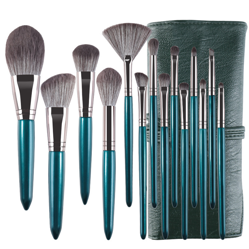 14PCS Set Professional Makeup Brush Set Vegan Eyeshadow Brush Foundation Brush Cosmetics Tools