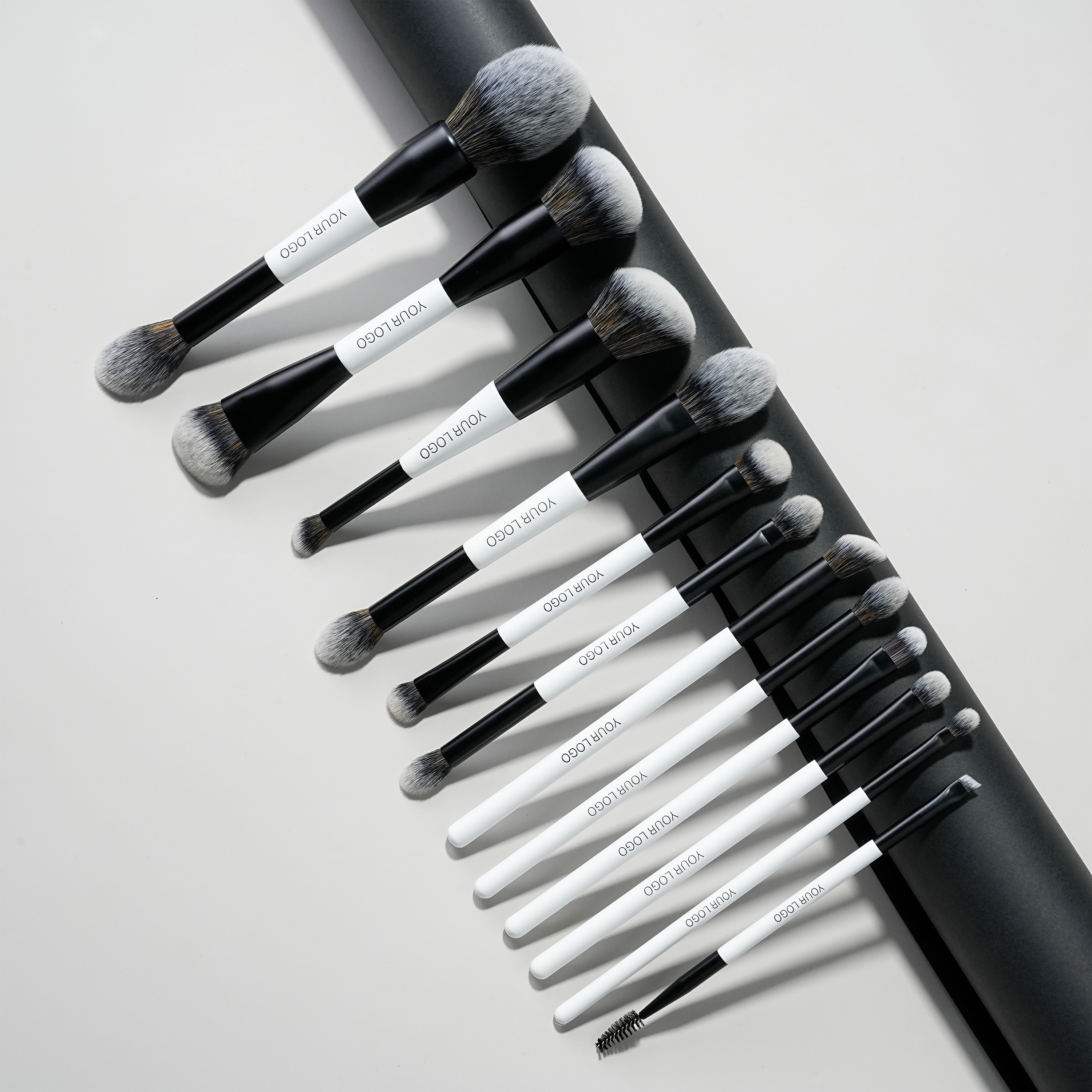 Essentials Collection Sparkle Gold Glam Bow Brush Set for Face &amp; Eye Makeup-Daily Use