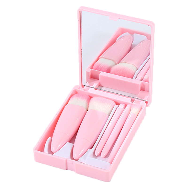 5Pcs Makeup Brushes Tool Set Cosmetic Powder Eye Shadow Foundation Blush Blending Soft Fluffy Make up Brush