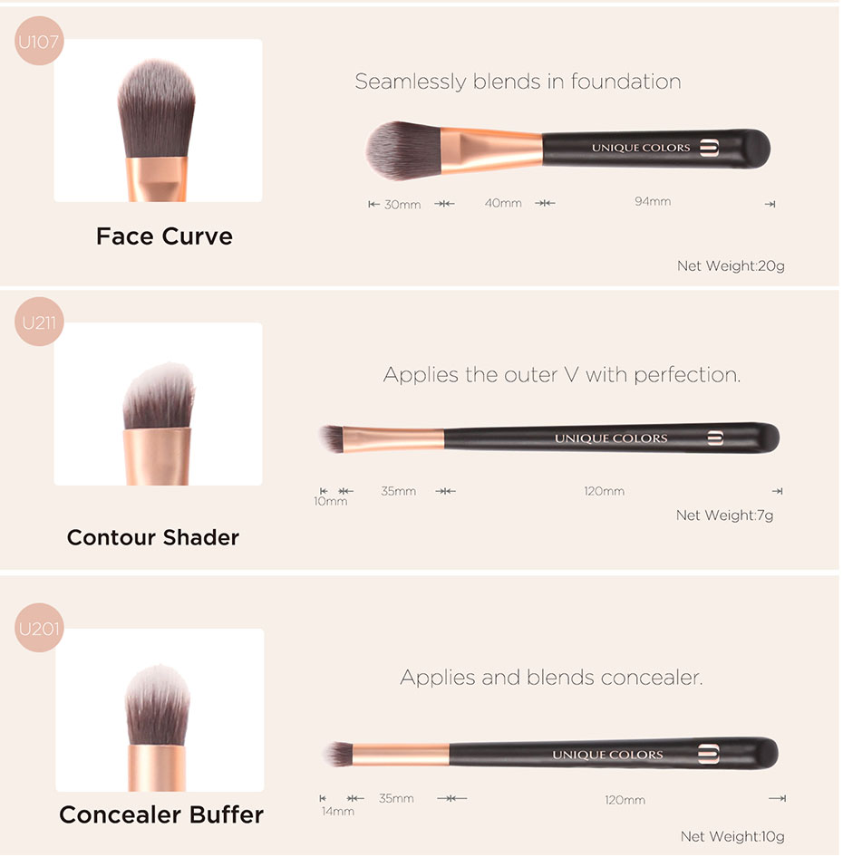 Professional Cosmetic Brushes