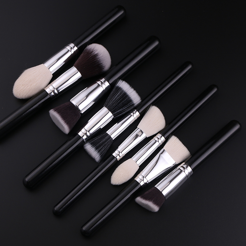 2024 Makeup Brush Set 25pcs Premium Cosmetic Brush for Foundation Blush Concealer Eye Shadow Eyebrow Black Make up Brush