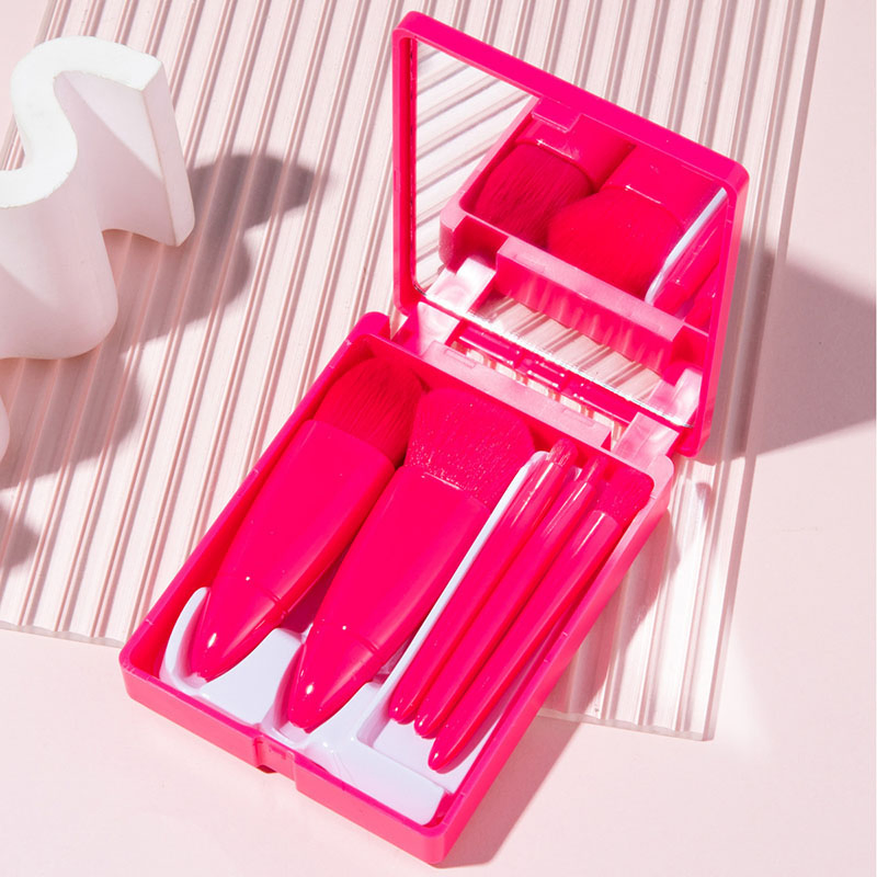 Wholesale Mini 5 Pieces Set Loose Powder Beginner Makeup Brushes