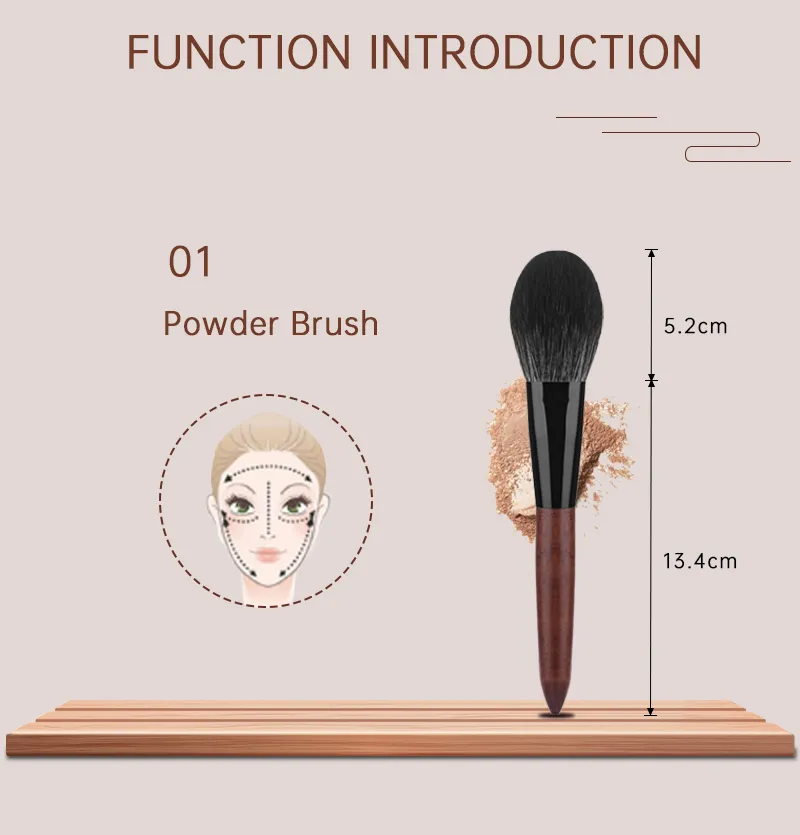 Premium Bristles Makeup Brush Set