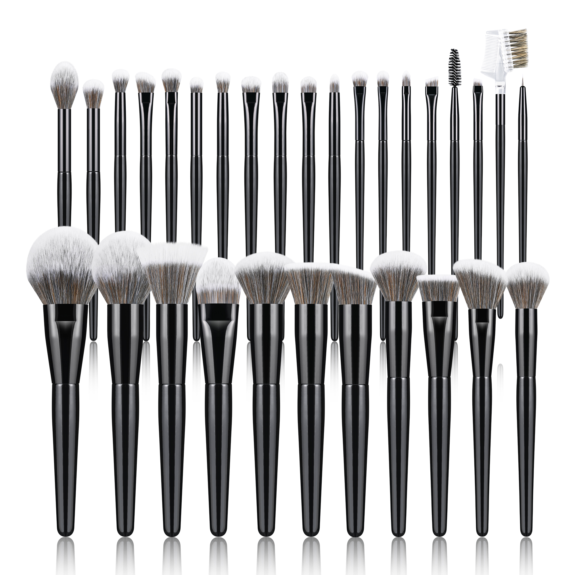 BEIYALI Hot Sale Customized Private Label Synthetic Hair Luxury Professional Wholesale Foundation Cosmetic Makeup Brush Sets