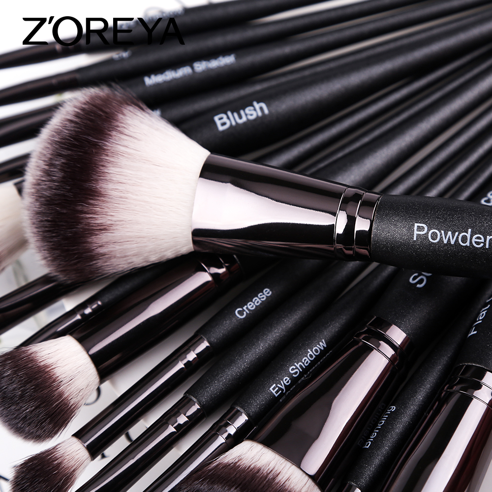 trending product eco friendly wood makeup brushes set brochas de maquillaje