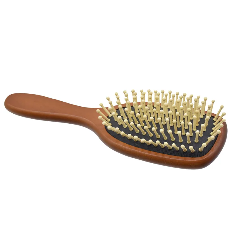 Boar Bristle Hair Brush Natural Beech Comb Hairbrush Massage Brushes