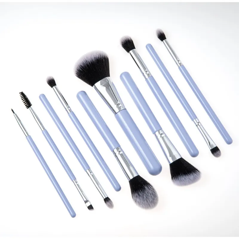 Synthetic Kabuki Cosmetics Brush Set Details