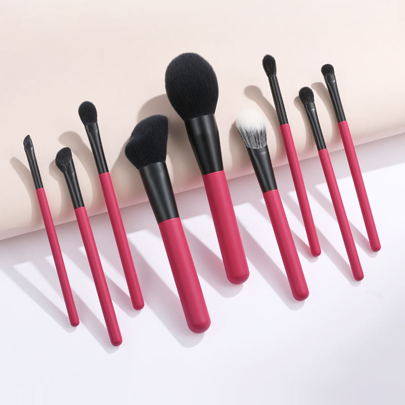 Makeup Brush Factory Wholesale Makeup Brush Set 9pcs Powder Blusher Foundation Eyeshadow Brush Professional Make up Tools