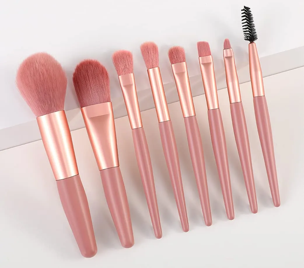 8PCS Professional Makeup Brushes Premium Synthetic Foundation Powder Concealers Eye Shadow Makeup Brush Set