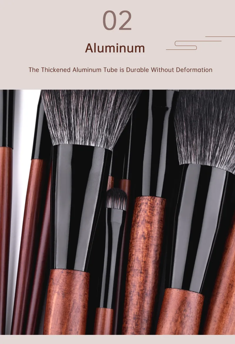 Cosmetic Makeup Brushes Close up