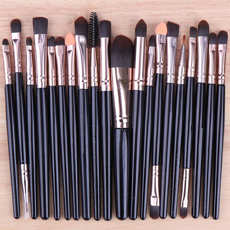 High Quality 20 Pcs Makeup Brush Set Private Label Wholesale Eyeshadow Tool Face Concealer Blush