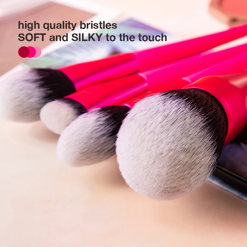 Rose Gold Premium Makeup Brush Set Professional Cosmetic Kit With Box Packaging OEM/ODM Custom Logo Face Powder Brushes