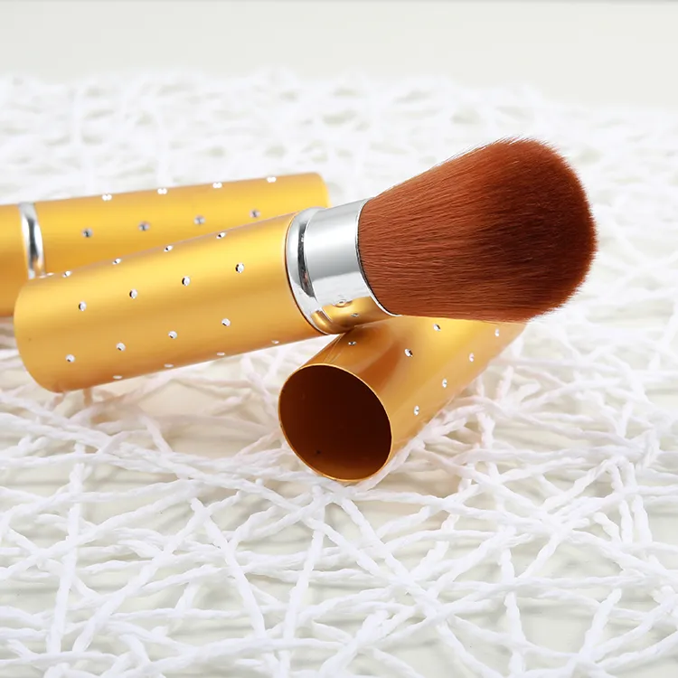 Vegan Synthetic Hair Makeup Cosmetic Retractable Kabuki Brush