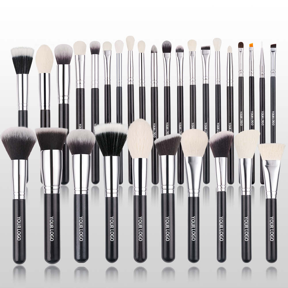 Essentials Collection Sparkle Gold Glam Bow Brush Set for Face &amp; Eye Makeup-Daily Use