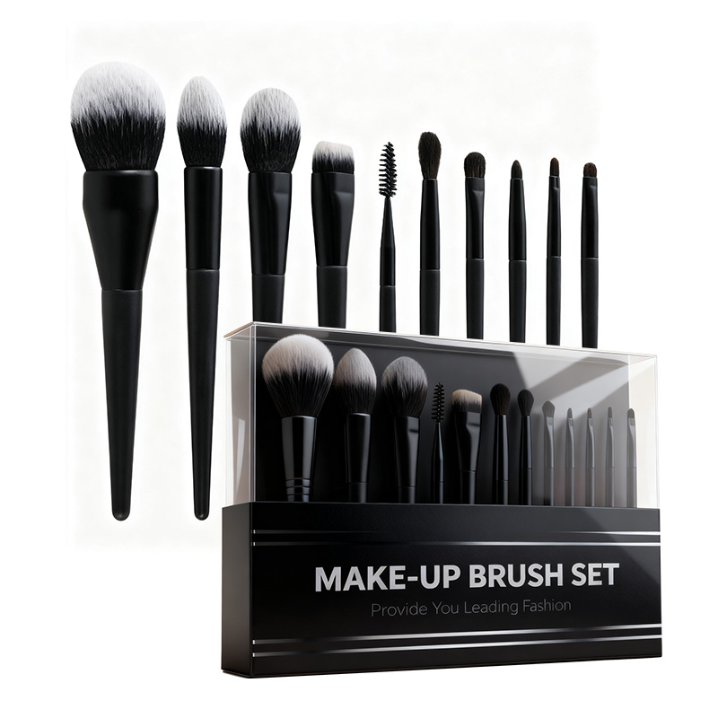 Custom Pink Professional Makeup Brush Kit Private Label Cosmetic Brush Set with Logo for Face Foundation Makeup