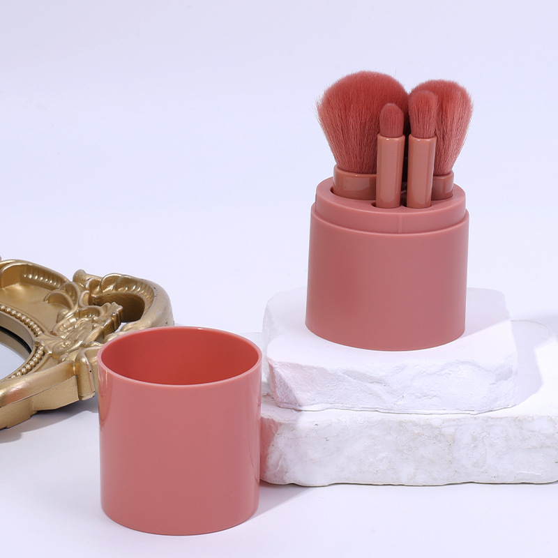 Hadiyah Beauty 5pcs/set Portable Mini Makeup Brush Set Cosmetics Tool Beauty Travel Face Makeup Brush Set