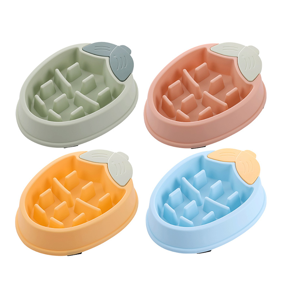 Pet Large Dog Feeding Bowls Eating Feeder Dish Prevent Obesity Pet Dogs Supplies Non-slip Slow Down Food Bowl Non-slip