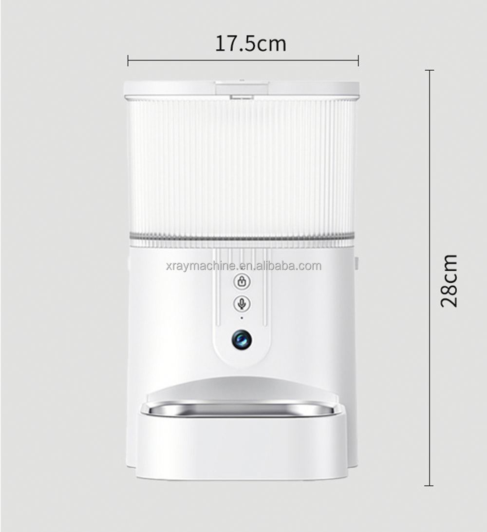 Fatali FTL-X35 Automatic Remote Pet Feeder Eco-Friendly Adjustable Portion Control Dispenser Scheduled Feeding Timer for Cats