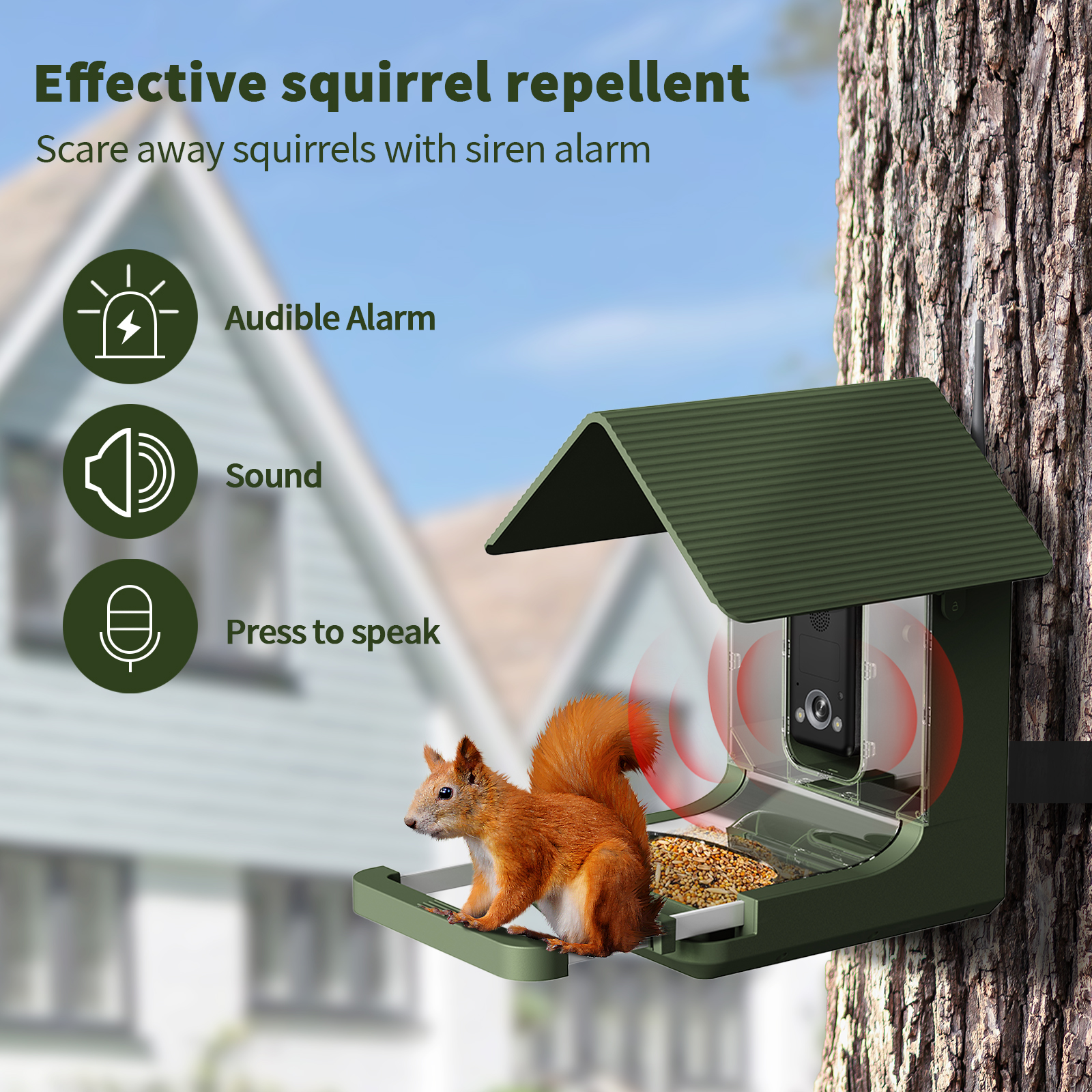 Willfine 4K AI Bird Feeder Camera Bird Species AI Identification IP66 Waterproof Live Stream WIFI Remote Control OEM ODM
