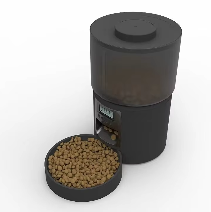Smart Pet Automatic Feeder with Remote Phone Control Timed Portion Feeding Design for Indoor Cats Dogs Food Storage Container