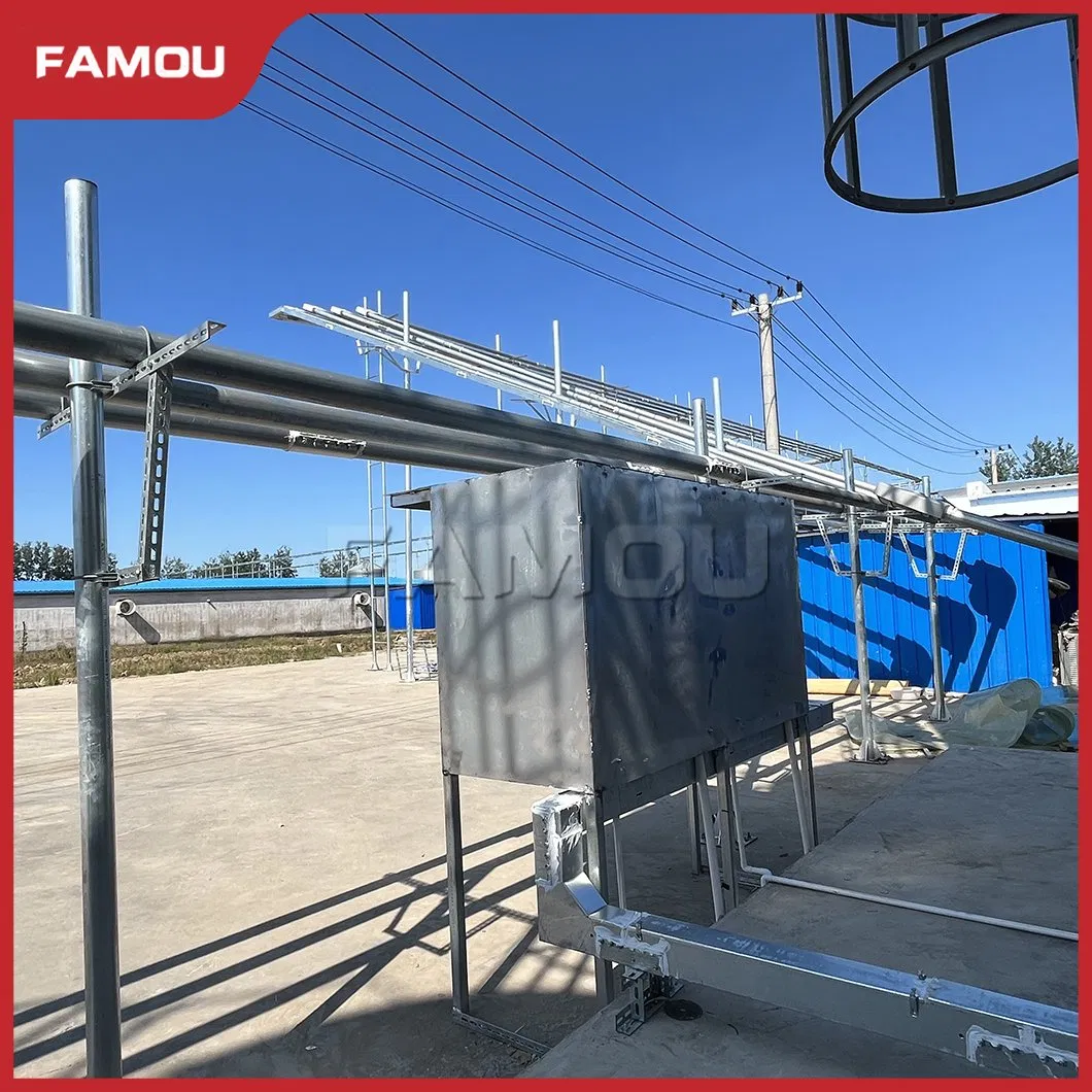 Famou Poultry Equipment 102mm Automatic Chain Feeding System Used in Poultry Pan Feeding System