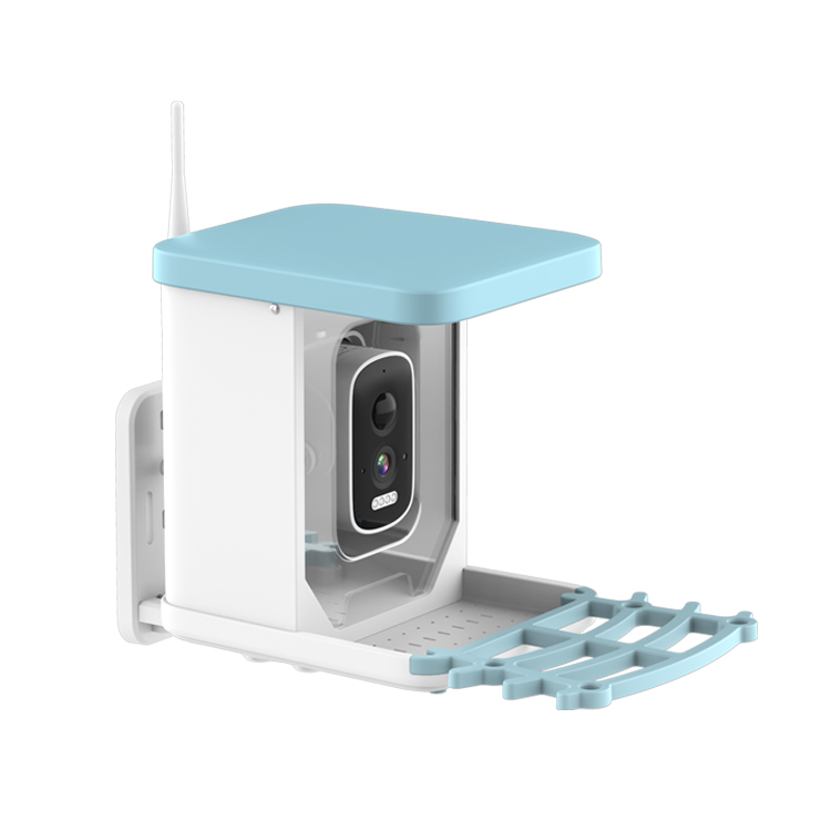 Smart Pet Feeder for Birds AI Camera Bird Feeder for Outdoor Wildlife Monitoring