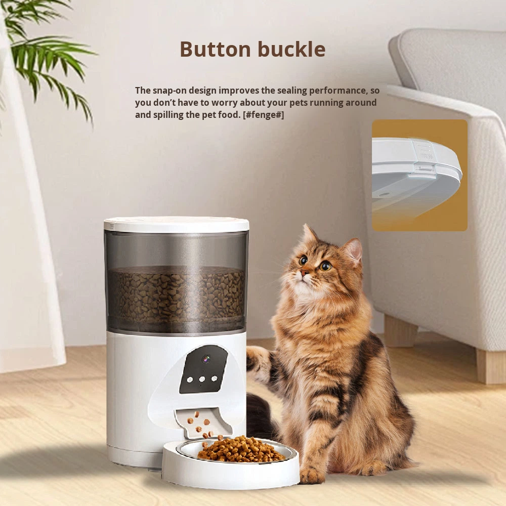 Intelligent Video Automatic Pet Feeding Monitoring Camera High-definition Wide-angle CMOS Sensor Cloud Two-Way Audio 1 Year