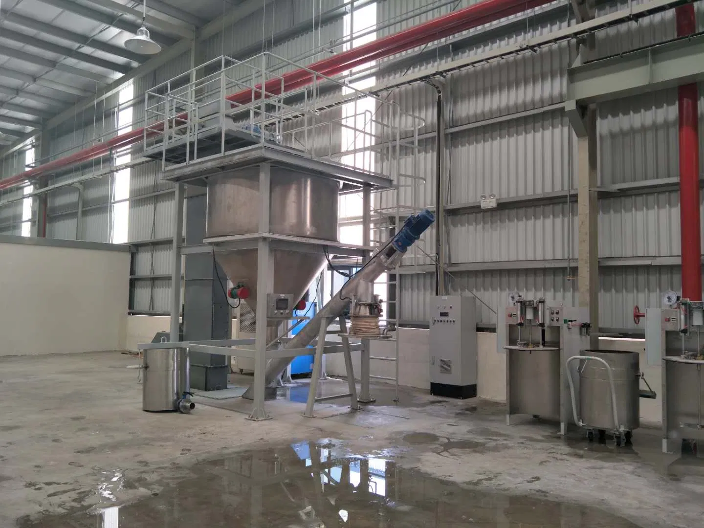 Single Working Station for Plaster Feeding Weighting System
