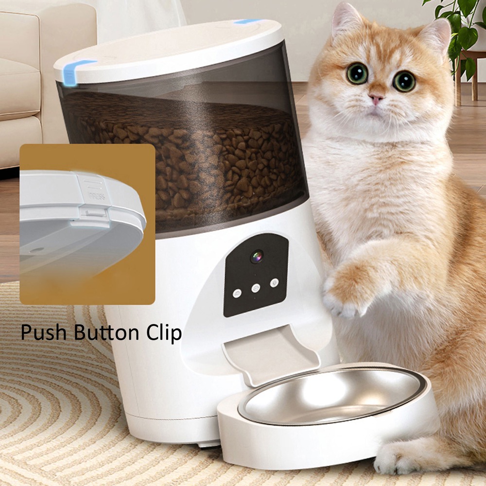 Smart Automatic Pet Feeder AI Camera With Live Viewing and Voice Talk