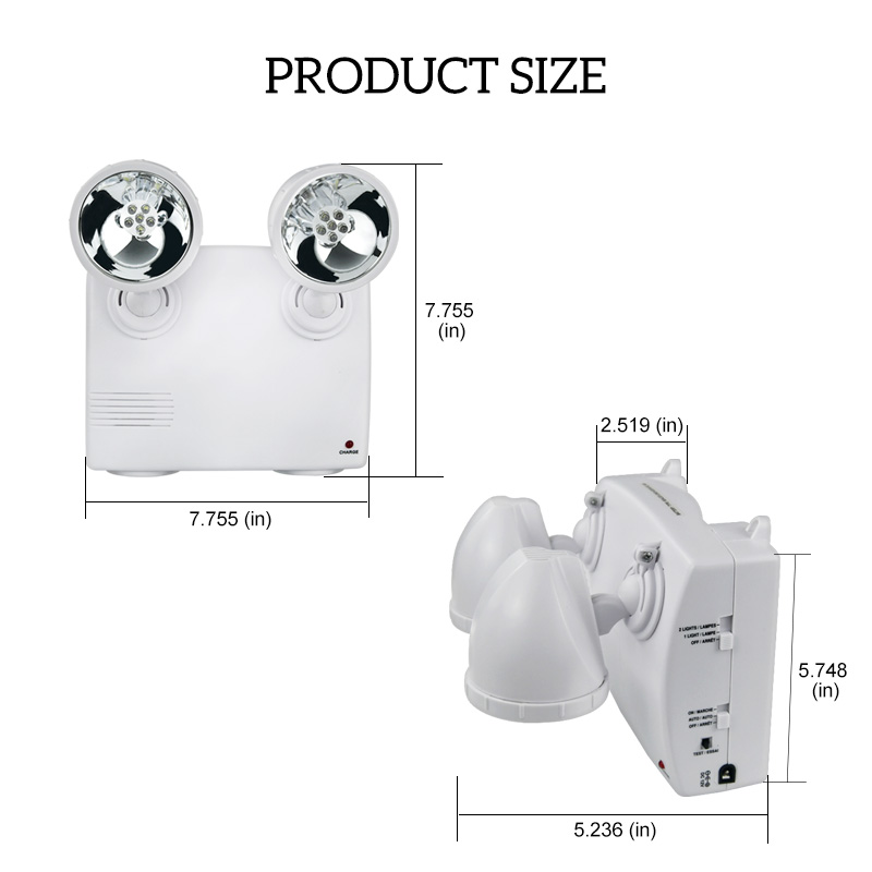 Wireless Charging LED Emergency Light LED Emergency Lighting System for Modern Homes