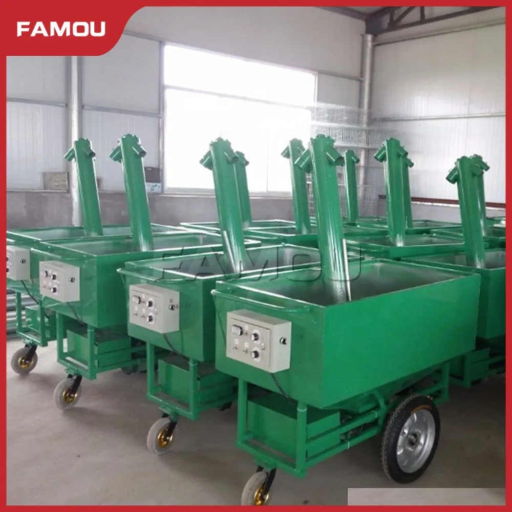 Automatic Poultry Equipment H Ladder Type Poultry Chain Trolley Feeding Silo System