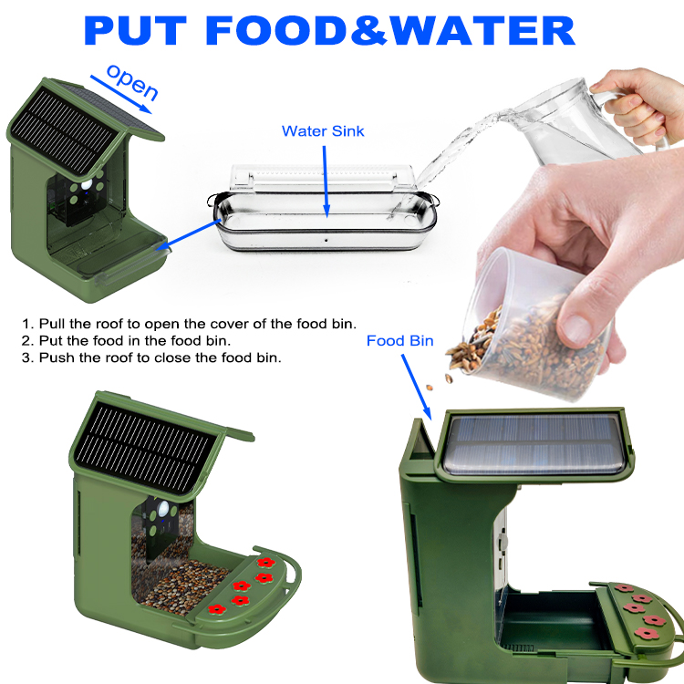 Bird Feeder Camera Features Display