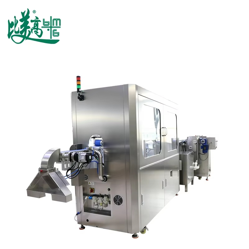 High Speed Automatic Milk Bottle Cap Feeding CCD Vision Inspection System with Auto Reject for Deformation, Flash, Black Spot, Dirt, Short Shot, Scratch, Stain