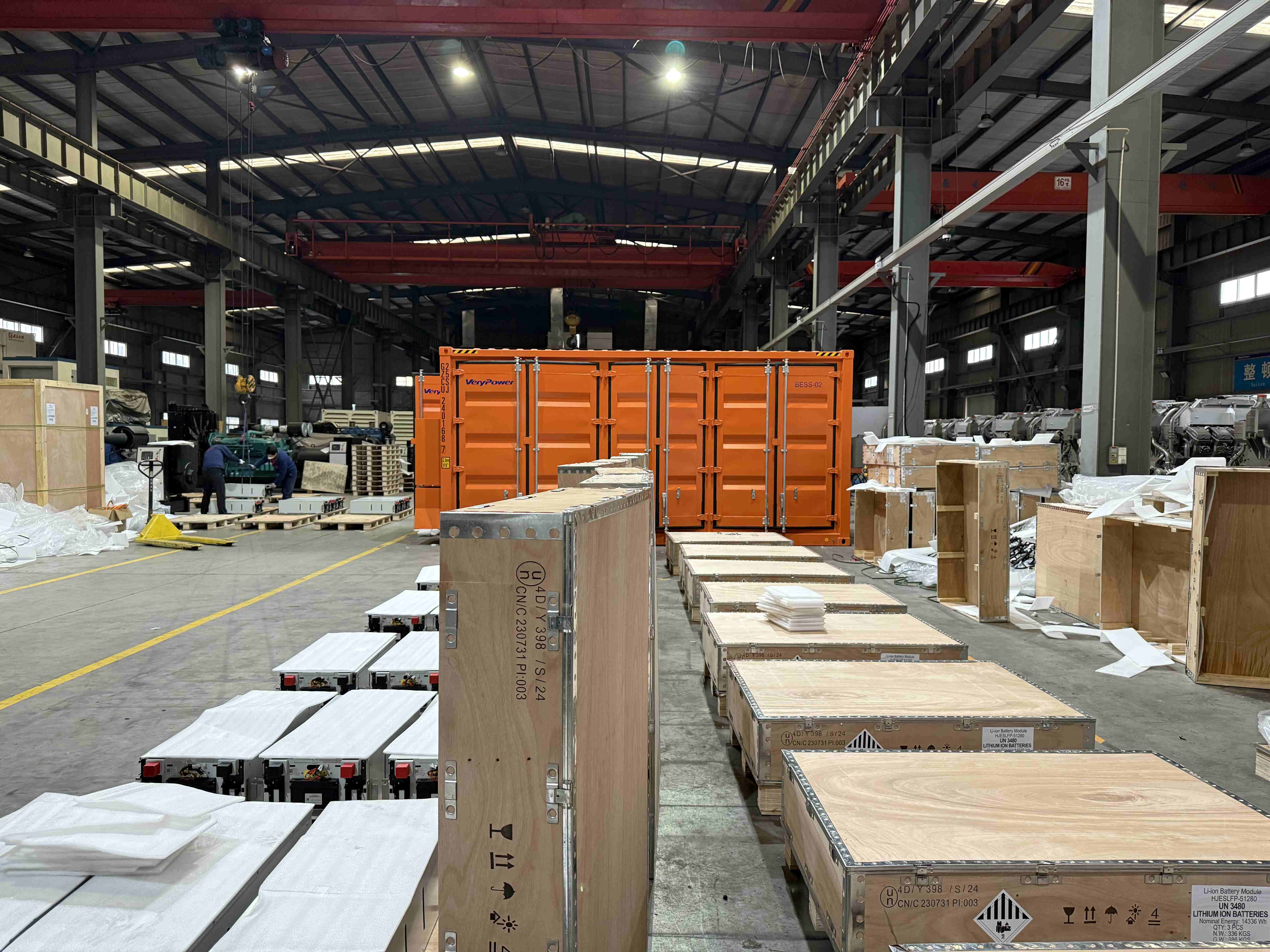 BESS 1MWh 2MWh Lithium Ion Batteries Container BESS Solar System Battery BMS PCS Power Energy Storage