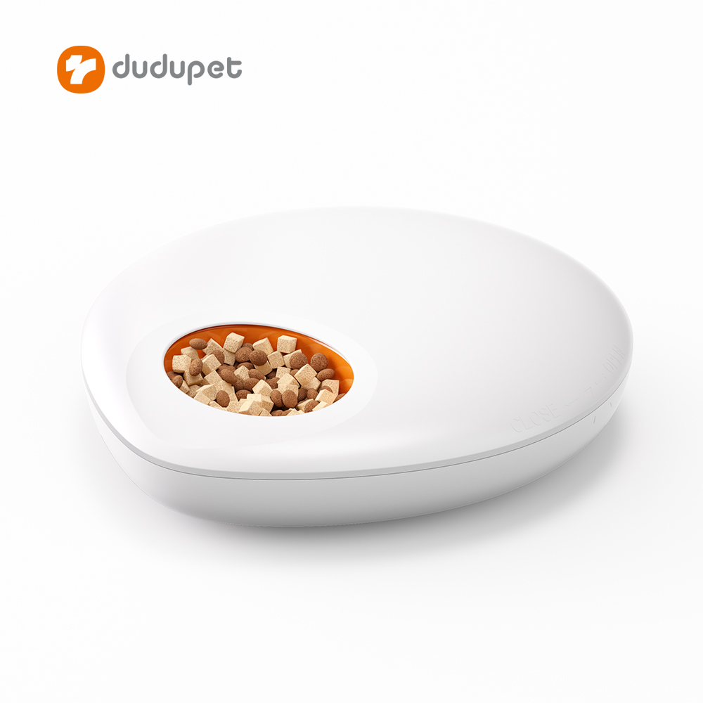 Dudupet Automatic Cat Feeder Wet Food App Control Refrigerated 5 Meals Wet Food Dispenser for Cat Dog