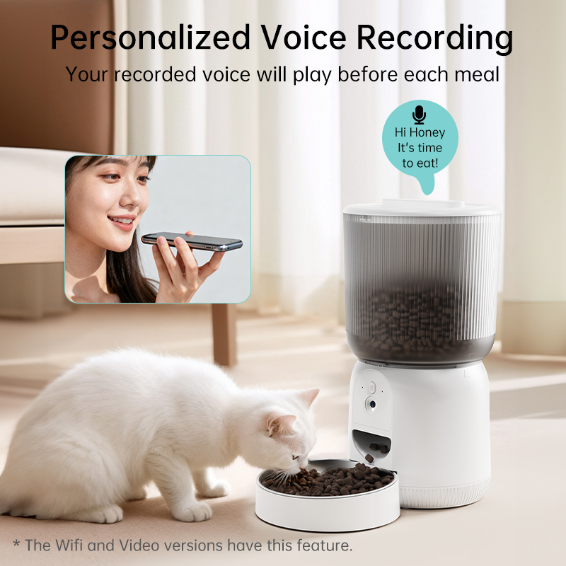 Source Factory Automatic Pet Intelligent Smart Feeder Large Capacity Cross-border Cat Dog Food Timing Feeding Smart Pet Feeder