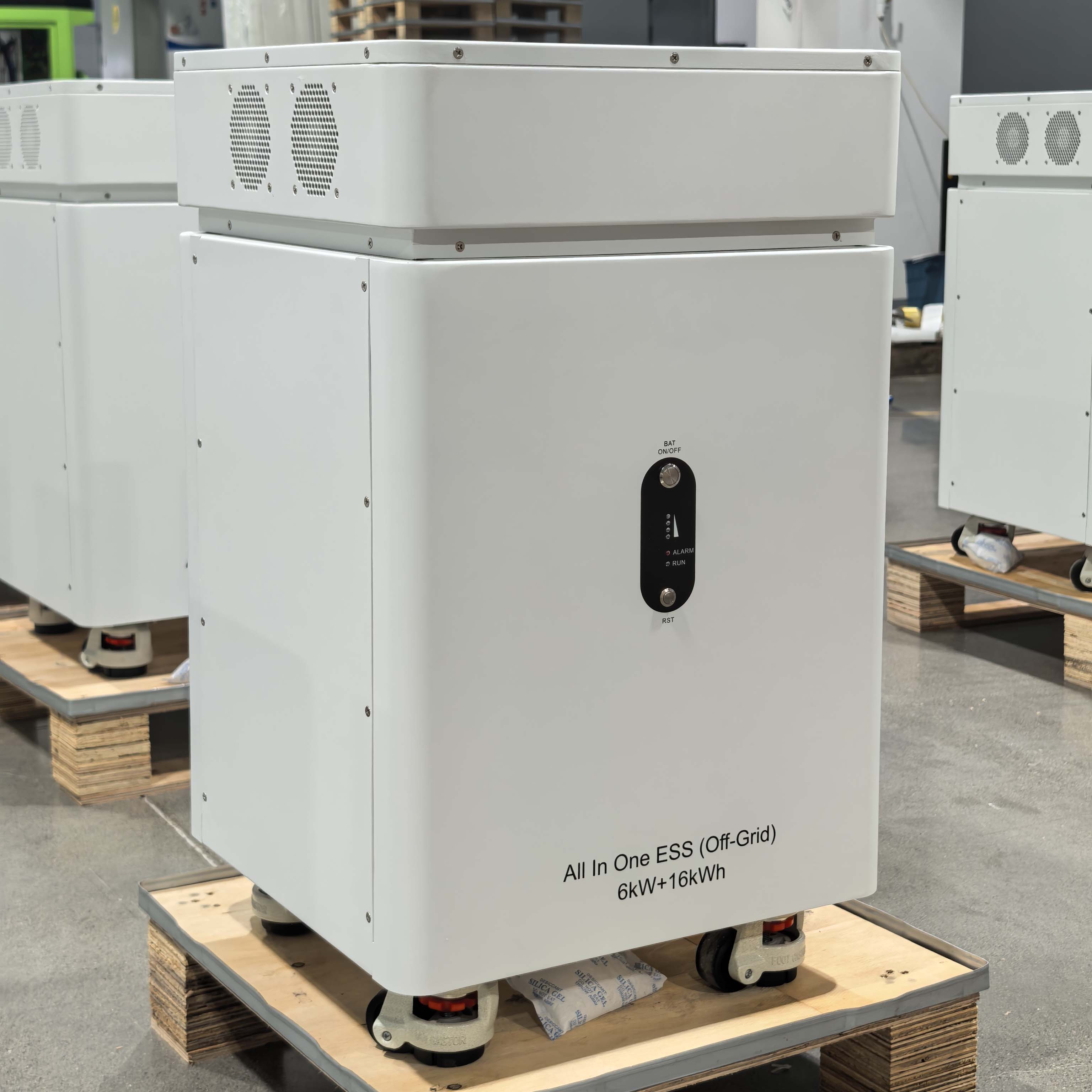 ESS 6KW 16KWH Inverter Battery System Grid Tie WiFi Monitor Home Energy Storage LiFePO4 Solar Chargering With BMS