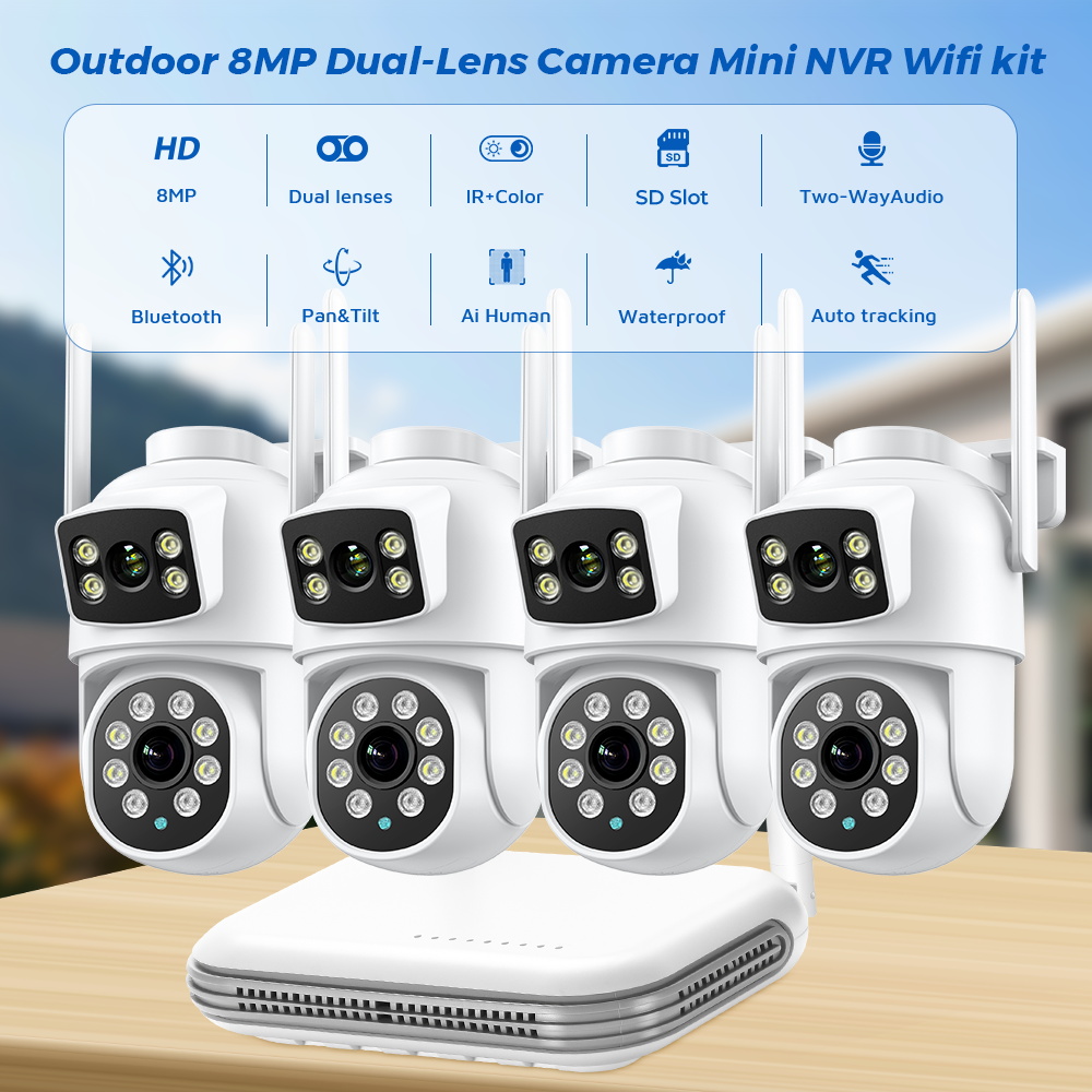 WiFi NVR Camera System Preview