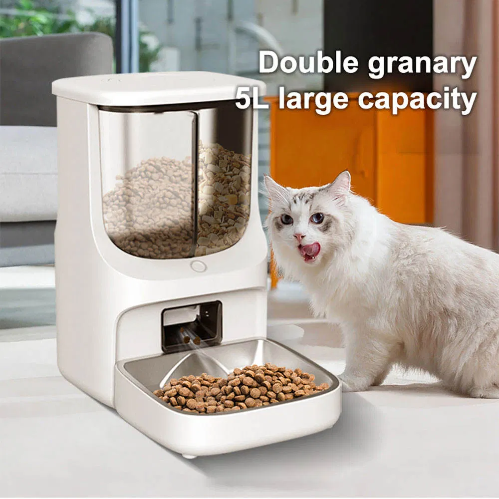 UV Sterilizing 5L Large Capacity Pet Product Slow Feeding with APP Remote
