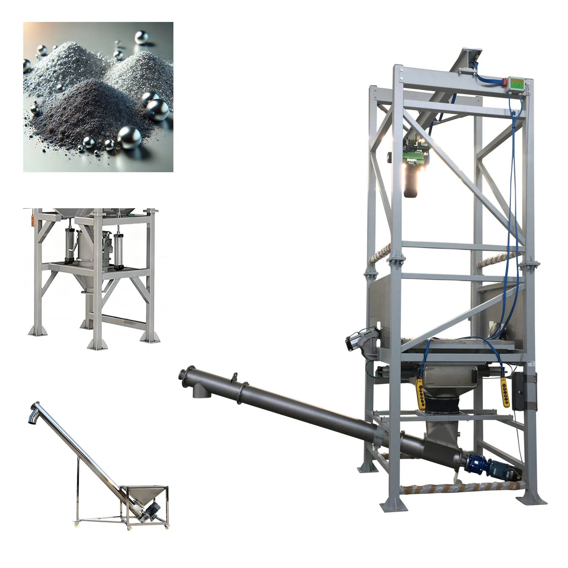High-Efficiency Bulk Material Handling System for Metal Powders