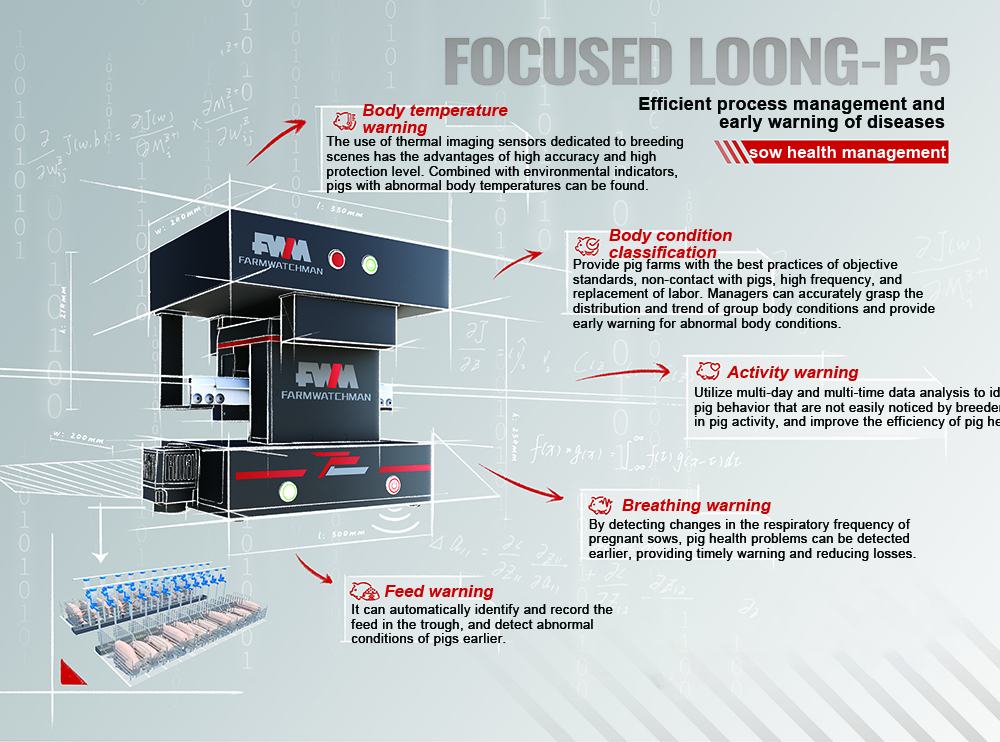 Pig farm inspection robot visual showcase