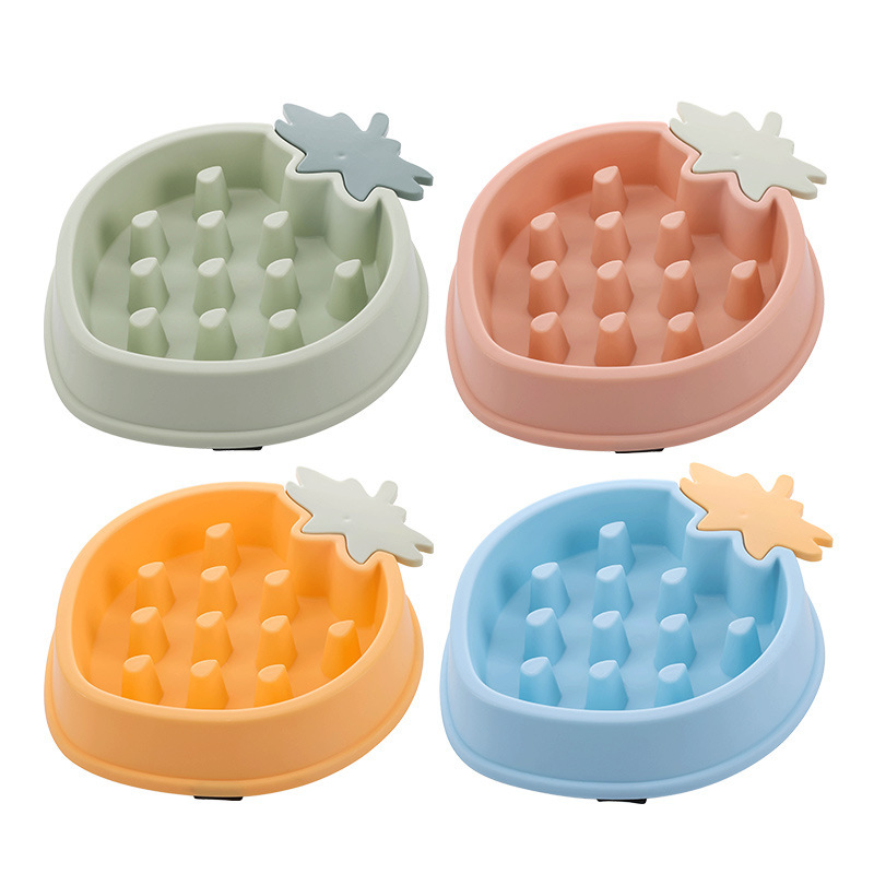 Pet Large Dog Feeding Bowls Eating Feeder Dish Prevent Obesity Pet Dogs Supplies Non-slip Slow Down Food Bowl Non-slip
