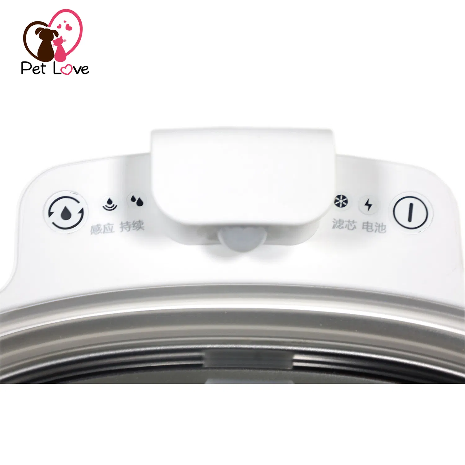 Fx902s Smart Pet Water Bowl 1.9L Auto Water Dispensing Rechargeable Battery USB